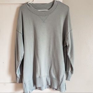 Aerie oversized crew neck sweatshirt tunic